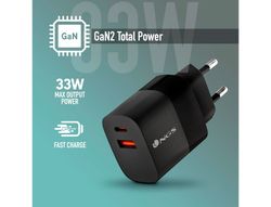 Cargador ngs de pared gan ultrarapido para portatil 30w usb-c + usb-a