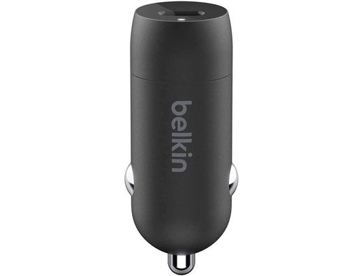 Cargador para coche belkin cca003btbk usb-c pd 20w boost charge color negro