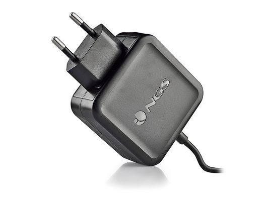 Cargador universal ngs de pared para portatil 45w tipo c 5v/9v/12v/15v-3a 20v/2,25a