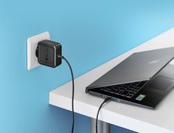 Cargador universal ngs de pared para portatil 45w tipo c 5v/9v/12v/15v-3a 20v/2,25a