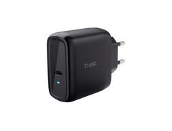 Cargador universal trust maxo de pared 65w usb-c color negro