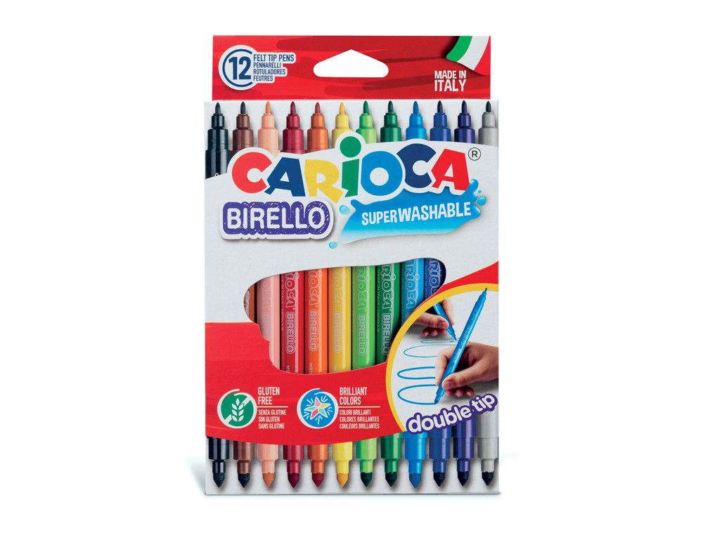 Carioca Caja 12 rotuladores Birello 41457