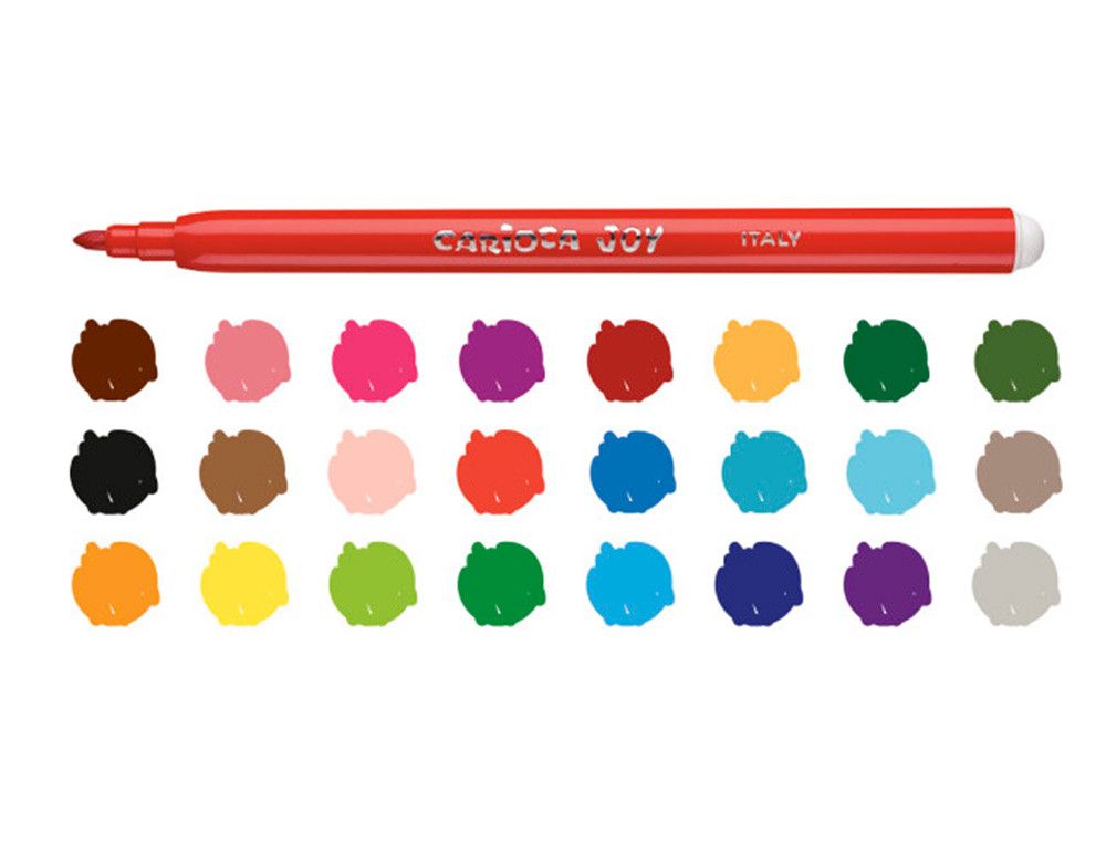 Carioca Caja 24 rotuladores Joy 40615