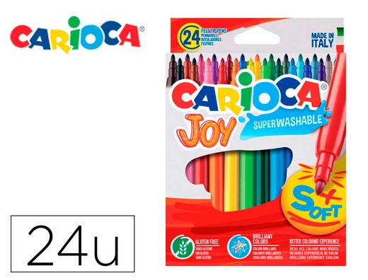 Carioca Caja 24 rotuladores Joy 40615