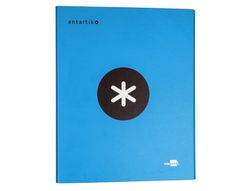 Carpeta 4 Anillas 40 mm Mixtas Liderpapel Antartik A4 Forrada Color Azul
