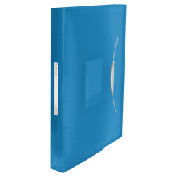 Carpeta acordeón Esselte Vivida. PP. Con 6 separadores, azul Vivida