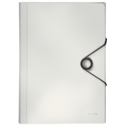 Carpeta acordeón Solid. PP. Con 6 separadores más 1 extra ancho. DIN A4, blanco