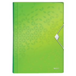 Carpeta acordeón WOW. PP. 6 separadores más 1 extra ancho. DIN A4, verde