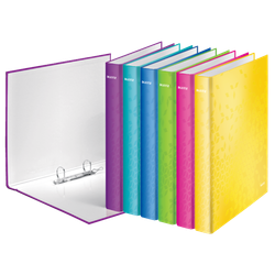 Carpeta anillas Leitz WOW. 2 anillas D 25 mm. DIN A4+ surtidos