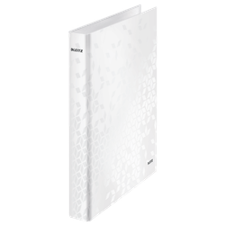 Carpeta anillas Leitz WOW. 4 anillas D 25 mm. DIN A4+ blanco