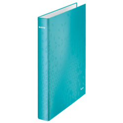 Carpeta anillas Leitz WOW. 4 anillas D 25 mm. DIN A4+ verde