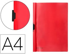 Carpeta beautone dossier pinza lateral 35360 polipropildin-a4 roja 25 h. pinza desliz-pack de 10 retractilado