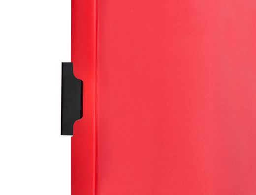 Carpeta beautone dossier pinza lateral 35360 polipropildin-a4 roja 25 h. pinza desliz-pack de 10 retractilado