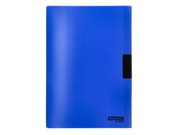 Carpeta beautone dossier pinza lateral 45302 polipropildin-a4 azul 25 h. pinza desliz-pack de 10 retractilado