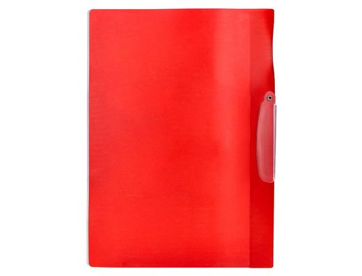 Carpeta beautone dossier pinza lateral 48380 polipropildin-a4 roja pinza giratoria -pack de 10 retractilado