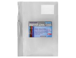 Carpeta beautone dossier pinza lateral 48384 polipropildin-a4 incolora pinza giratori-pack de 10 retractilado