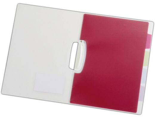 Carpeta Beautone Dossier Pinza Lateral Polipropileno Din A4 Transparente con Separadores
