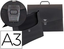 Carpeta Beautone Portadocumentos 34910 Polipropileno Din A3 con Asa y Broche
