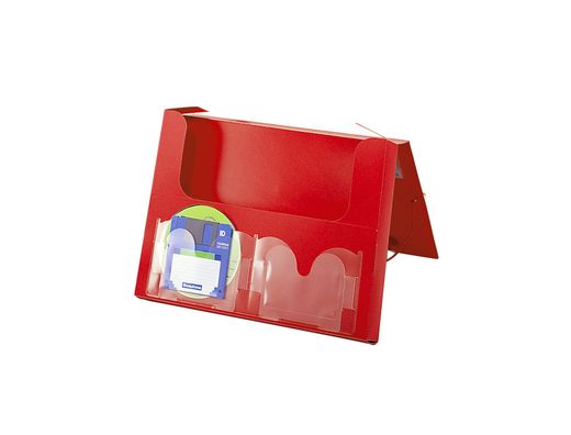 Carpeta Beautone Portadocumentos 36900 Polipropileno Din A4 Roja Lomo 50 Mm
