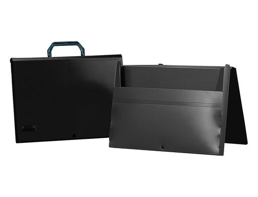 Carpeta Beautone Portadocumentos Broche 34865 Polipropileno Din A4 Negra -Con Asa