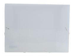 Carpeta Beautone Portadocumentos Gomas 36934 Polipropileno Din A4 Incolora Transparente -Lomo 25 Mm