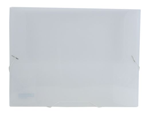 Carpeta Beautone Portadocumentos Gomas 36934 Polipropileno Din A4 Incolora Transparente -Lomo 25 Mm
