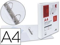 Carpeta Canguro 2 Anillas Mixtas 16Mm Liderpapel A4 Plastico Blanca