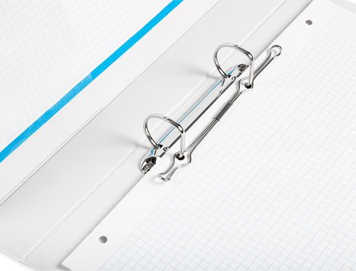 Carpeta Canguro 2 Anillas Mixtas 25Mm Liderpapel A4 Plastico Blanca