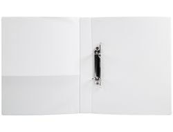 Carpeta Canguro 2 Anillas Mixtas 25Mm Liderpapel A4 Plastico Blanca