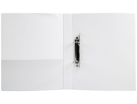 Carpeta Canguro 2 Anillas Mixtas 25Mm Liderpapel A4 Plastico Blanca
