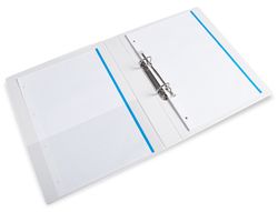 Carpeta Canguro 2 Anillas Mixtas 25Mm Liderpapel A4 Plastico Blanca
