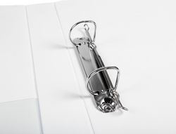 Carpeta Canguro 2 Anillas Mixtas 25Mm Liderpapel A4 Plastico Blanca