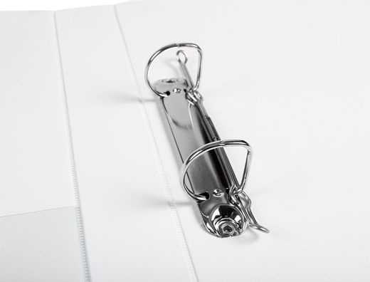 Carpeta Canguro 2 Anillas Mixtas 25Mm Liderpapel A4 Plastico Blanca