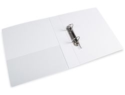 Carpeta Canguro 2 Anillas Mixtas 40Mm Liderpapel A4 Plastico Blanca