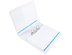 Carpeta Canguro 2 Anillas Mixtas 40Mm Liderpapel A4 Plastico Blanca