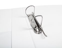 Carpeta Canguro 2 Anillas Mixtas 40Mm Liderpapel A4 Plastico Blanca