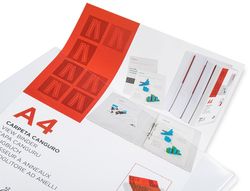 Carpeta Canguro 4 Anillas Mixtas 40Mm Liderpapel A4 Plastico Blanca