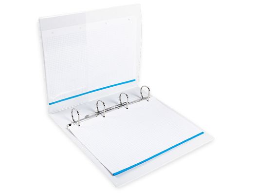 Carpeta Canguro 4 Anillas Mixtas 40Mm Liderpapel A4 Plastico Blanca