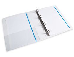 Carpeta Canguro 4 Anillas Mixtas 40Mm Liderpapel A4 Plastico Blanca