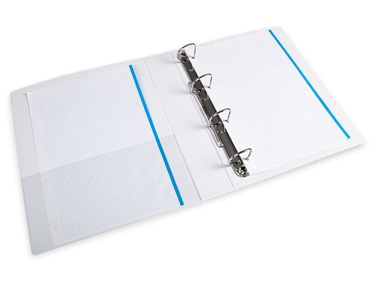 Carpeta Canguro 4 Anillas Mixtas 40Mm Liderpapel A4 Plastico Blanca