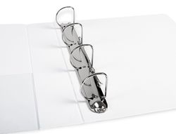Carpeta Canguro 4 Anillas Mixtas 40Mm Liderpapel A4 Plastico Blanca