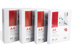 Carpeta Canguro 4 Anillas Mixtas 55Mm Liderpapel A4 Plastico Blanca
