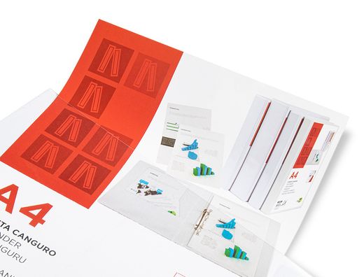 Carpeta Canguro 4 Anillas Mixtas 55Mm Liderpapel A4 Plastico Blanca