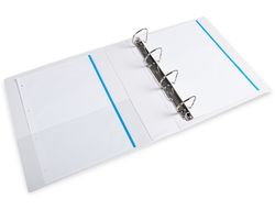 Carpeta Canguro 4 Anillas Mixtas 55Mm Liderpapel A4 Plastico Blanca