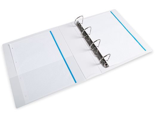 Carpeta Canguro 4 Anillas Mixtas 55Mm Liderpapel A4 Plastico Blanca