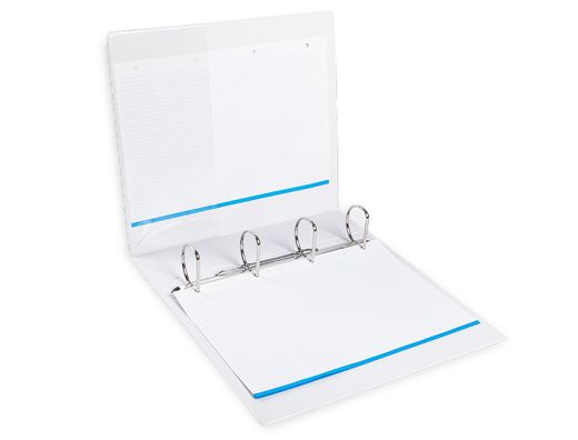 Carpeta Canguro 4 Anillas Mixtas 55Mm Liderpapel A4 Plastico Blanca