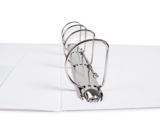 Carpeta Canguro 4 Anillas Mixtas 55Mm Liderpapel A4 Plastico Blanca
