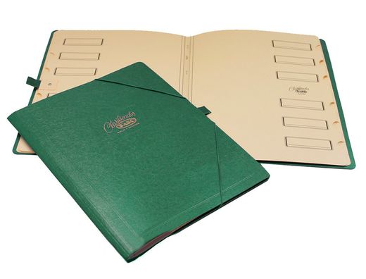 Carpeta Clasificador Carton Compacto Saro Folio Verde -12 Departamentos