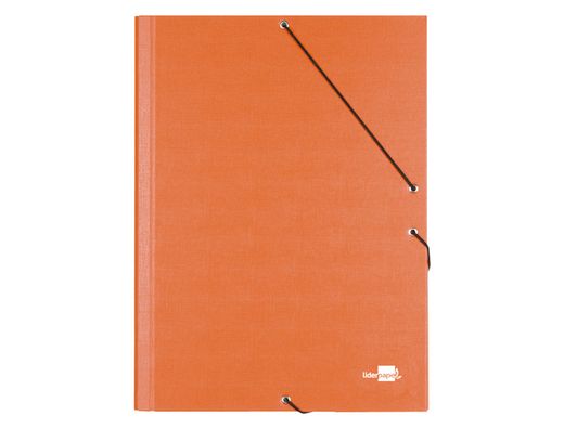 Carpeta Clasificadora Liderpapel 12 Departamentos Folio Prolongado Carton Forrado Naranja