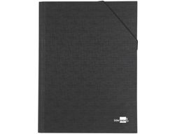 Carpeta Clasificadora Liderpapel 12 Departamentos Folio Prolongado Carton Forrado Negra Fuelle